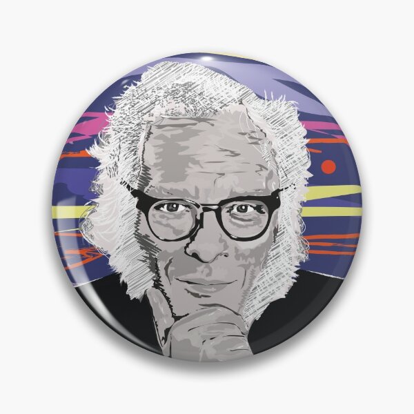 Item preview, Isaac Asimov Portrait designed and sold by Emi Yañez.