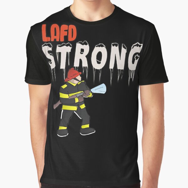 Custom Name Los Angeles, California, Los Angeles Fire Department Fire  Station 52 East Hollywood T-Shirt 3D - Banantees