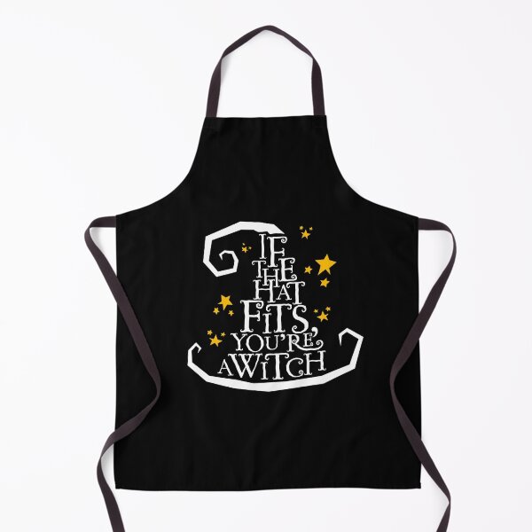Item preview, Copy of 'If The Hat Fits, You're A Witch' Halloween Design on black designed and sold by Rodney's Marketplace.