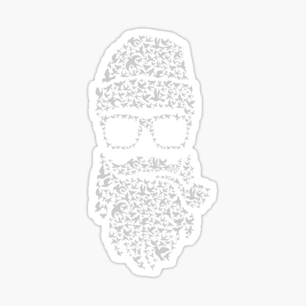 cafbirdsbeard Caf Birds Beard Vinyl Stickers