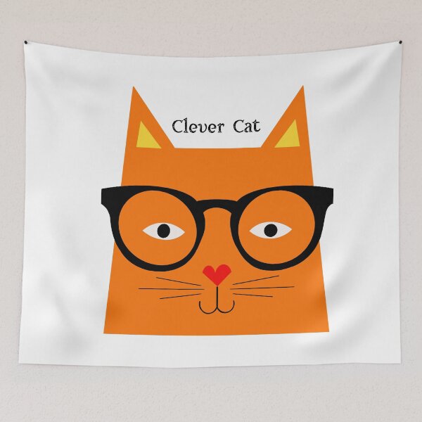 Item preview, Clever Cat designed and sold by Sian Harris.