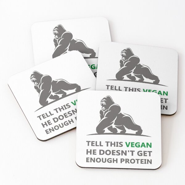 Item preview, Tell This Vegan He Doesn't Get Enough Protein designed and sold by awesome-bee.