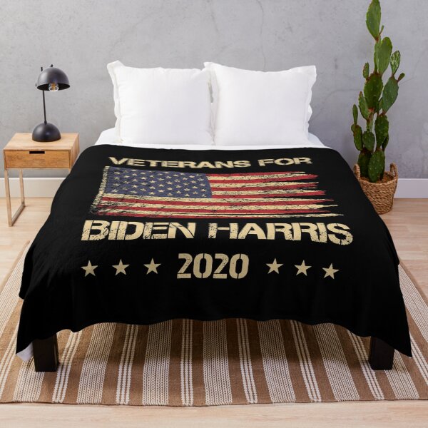 Item preview, Veterans For Biden Harris 2020, Vintage Patriotic Flag, Presidential Campaign designed and sold by aronia.