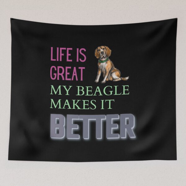 Item preview, Life Is Great My Beagle Makes It Better designed and sold by sherwinc.
