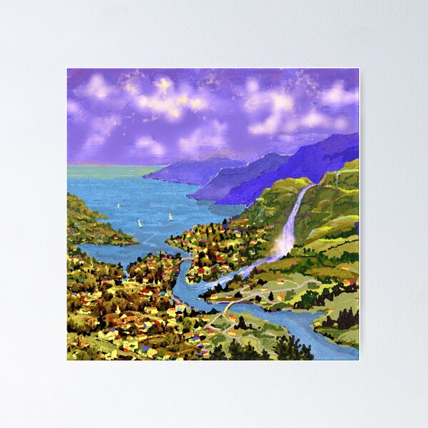 Item preview, Where Land Meets Sea, a painting designed and sold by DanBaran.