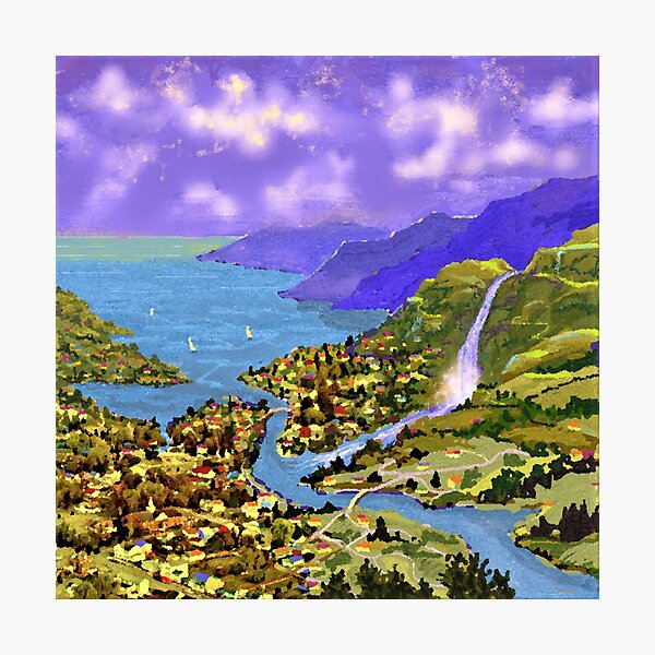 Item preview, Where Land Meets Sea, a painting designed and sold by DanBaran.