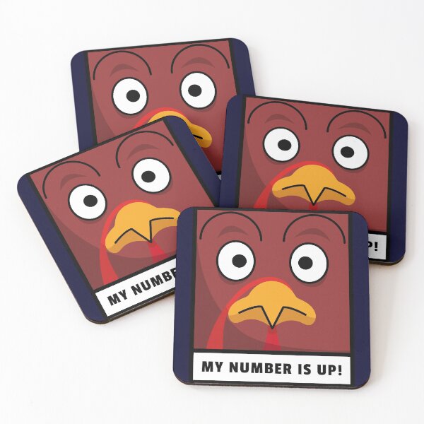 Item preview, Doomed Turkey - My Number is Up! Christmas Thanksgiving designed and sold by ittybittyowl.