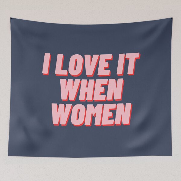Item preview, I Love It When Women designed and sold by polishalpaca.
