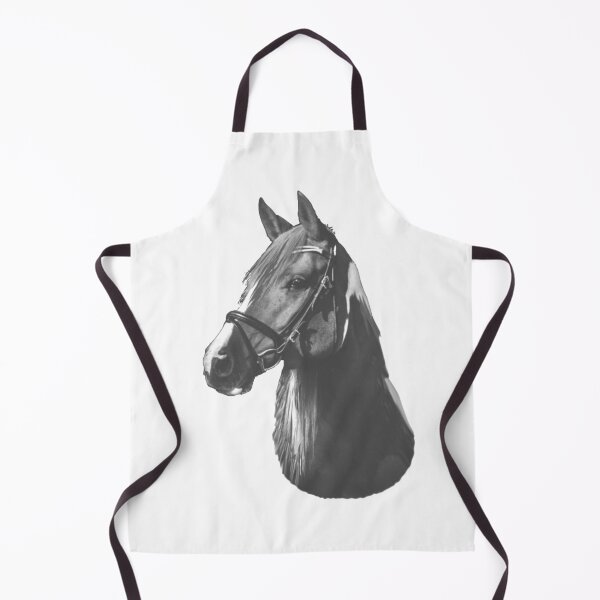 Item preview, Horse Portrait in Black and White designed and sold by molamode.