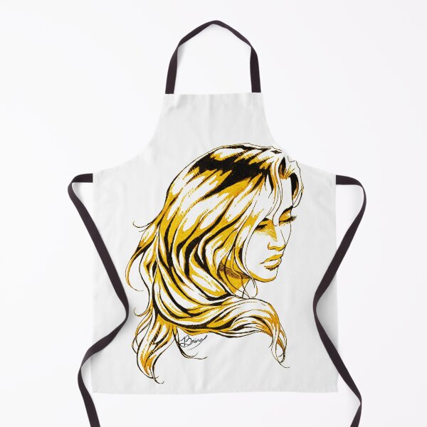 Item preview, Hair Swept over Shoulder in Gold designed and sold by Brina Williamson.