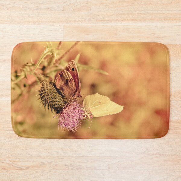 Item preview, Brown and white butterfly on photo thistle designed and sold by Stéphane  Thirion.