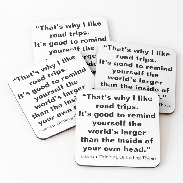 Item preview, I'm Thinking of Ending Things quotes designed and sold by Rokay Arts.