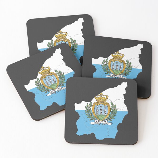 Item preview, San Marino Flag Map with regions designed and sold by Alo.