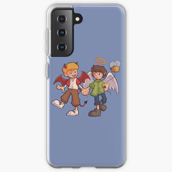 Tommy und Tubbo Angel / Devil Samsung Galaxy Flexible Hülle