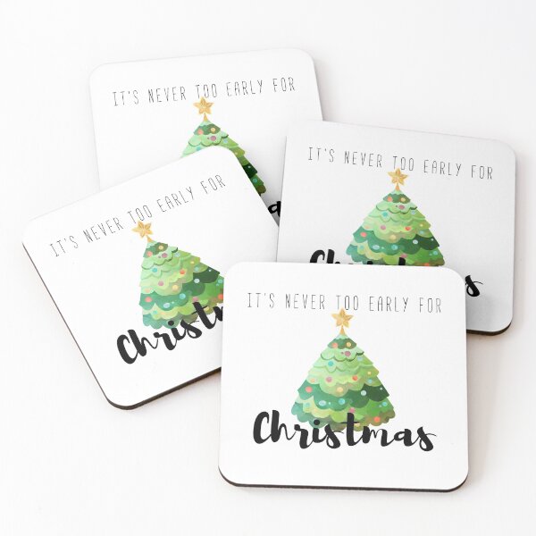 Item preview, It’s Never Too Early For Christmas Tree designed and sold by Sunny Collections.