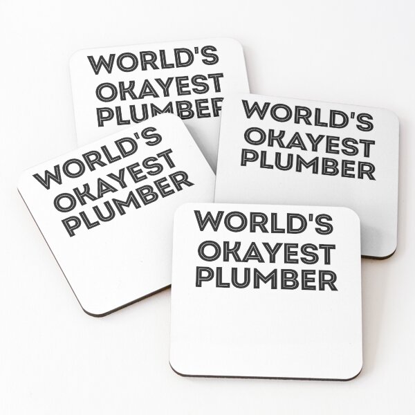 Item preview, Worlds Okayest Plumber designed and sold by TeesYouWant.