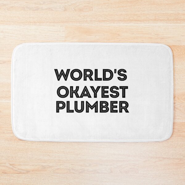 Item preview, Worlds Okayest Plumber designed and sold by TeesYouWant.
