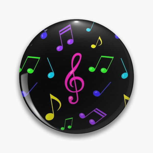 Item preview, Colourful Music Note Pattern designed and sold by PawsitiveMum.