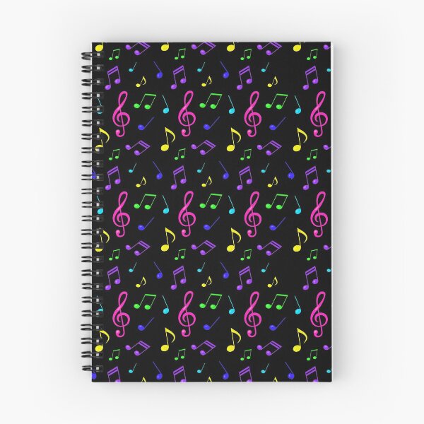 Item preview, Colourful Music Note Pattern designed and sold by PawsitiveMum.