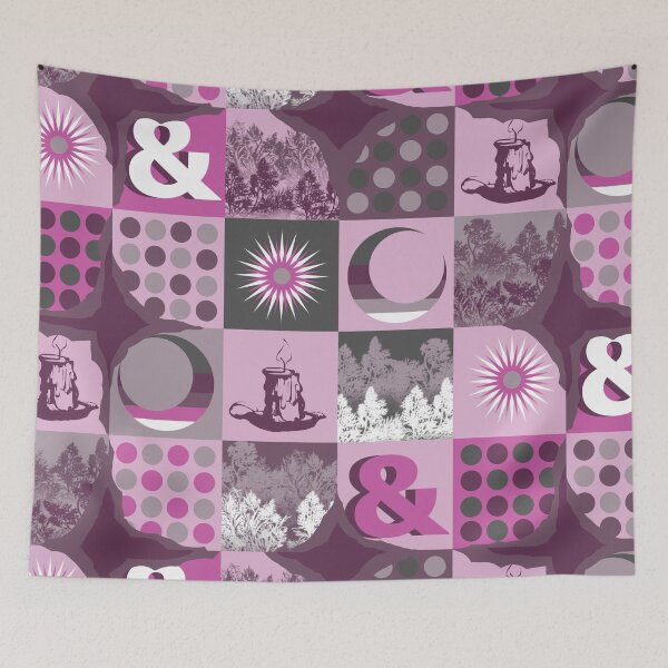 Item preview, Patrones monocromáticos aleatorios: púrpura designed and sold by Comatoad.