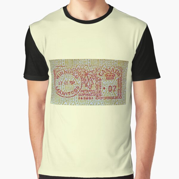 "Winnipeg Manitoba" Graphic T-Shirt