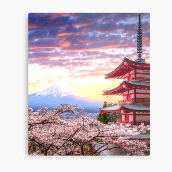 Mt Fujisan Metal Print