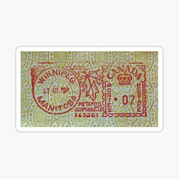 "Winnipeg Manitoba" Sticker