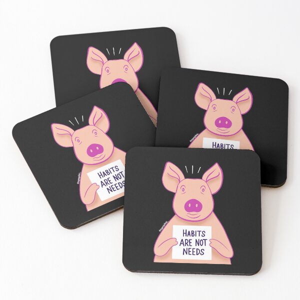 Item preview, Habits are not needs designed and sold by vegansfacts.