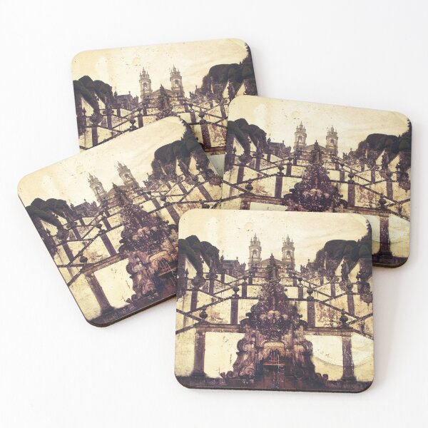 Item preview, Vintage view of Bom Jesus do Monte, Braga, Portugal designed and sold by SunnyPortugal.