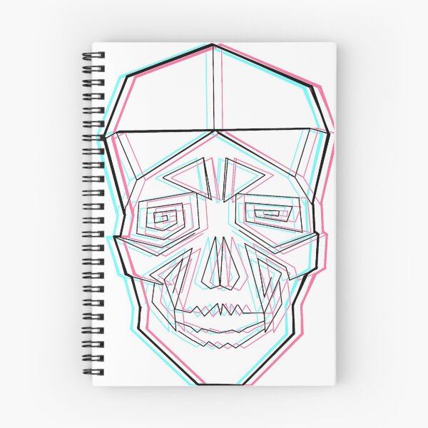 Item preview, Lined Skull - Colour designed and sold by question.