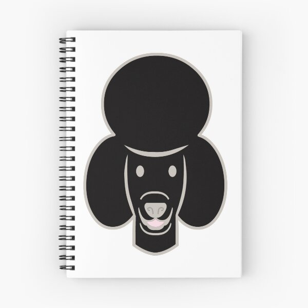 Item preview, Happy Poodle - black Poodle face silhouette - Poodle sticker, Poodle decal, Poodle magnet - Poodle gifts designed and sold by smooshfaceutd.