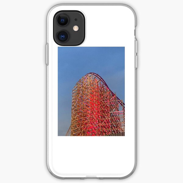 Iron Gwazi Roller Coaster at Busch Gardens, Tampa, FL iPhone Soft Case
