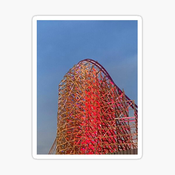 Iron Gwazi Roller Coaster at Busch Gardens, Tampa, FL Sticker