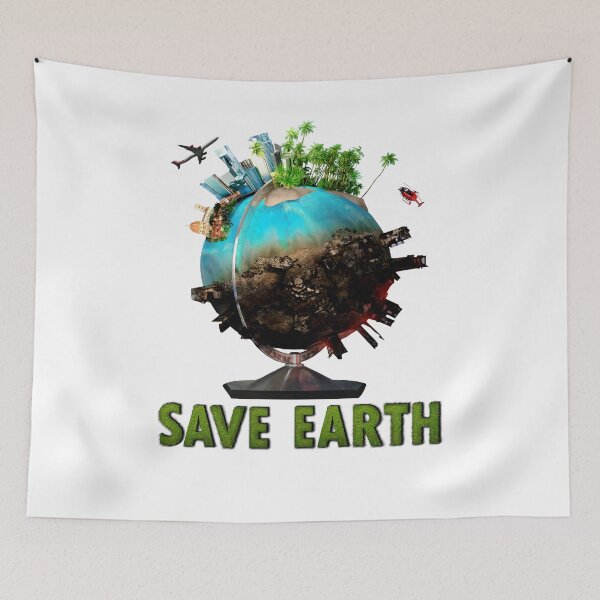 Item preview, Lets' Save The Earth  designed and sold by DabGraphic.