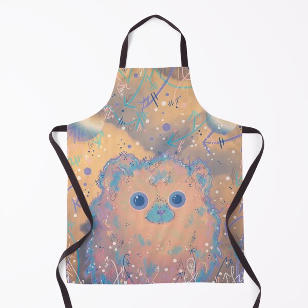 Item preview, Fuzzy Creature in the Clouds designed and sold by vanillakirsty.