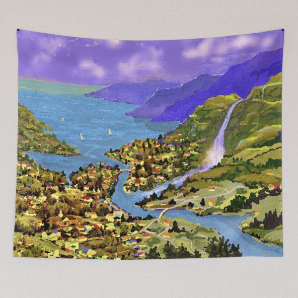 Item preview, Where Land Meets Sea, a painting designed and sold by DanBaran.