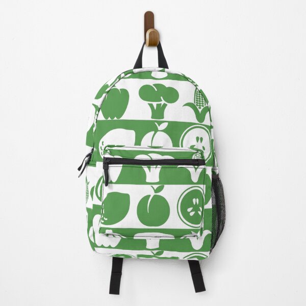 Item preview, Vegetables in green andwhite graphic pattern designed and sold by marina63.