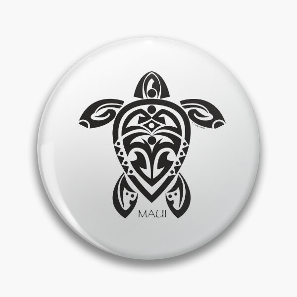 Item preview, Black Tribal Turtle Tattoo / Maui designed and sold by srwdesign.