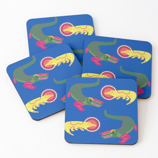 Item preview, Bright Crocodile Pattern designed and sold by luizard.