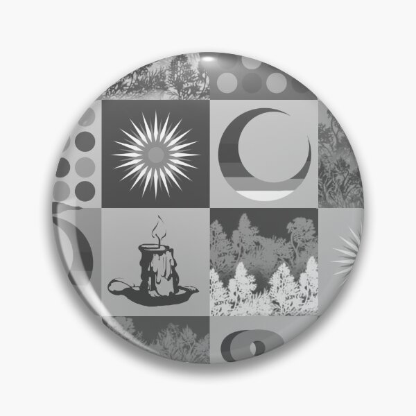 Aperçu de l'œuvre Motifs monochromes aléatoires - Gris créée et vendue par Comatoad.