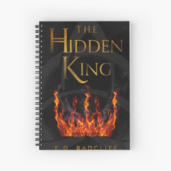 The Hidden King Book Cover Spiral Notebook