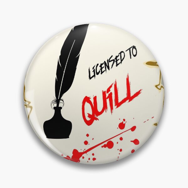 Item preview, Licensed to QILL - funny author writer pun designed and sold by plzLOOK.