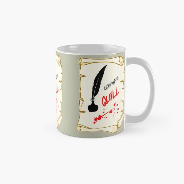Item preview, Licensed to QILL - funny author writer pun designed and sold by plzLOOK.