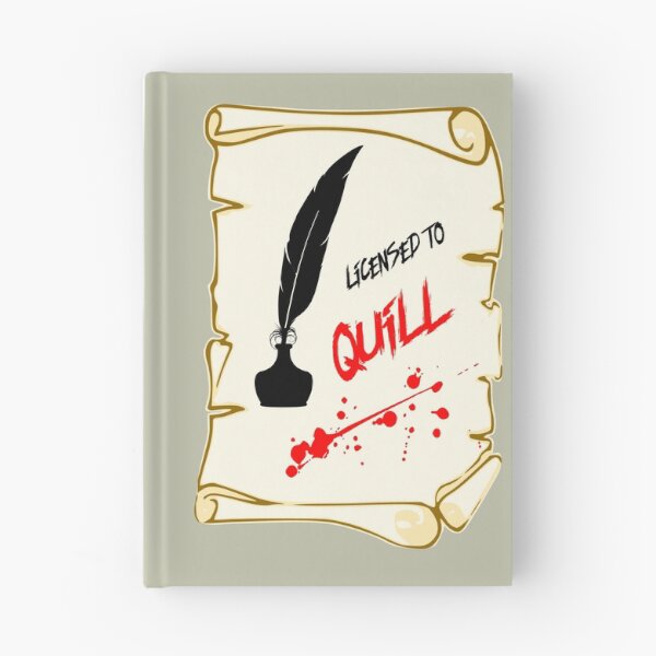 Item preview, Licensed to QILL - funny author writer pun designed and sold by plzLOOK.