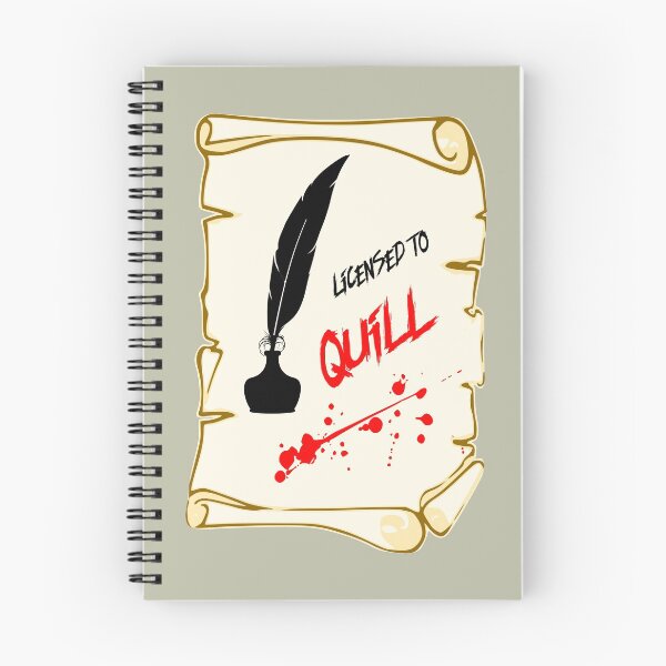 Item preview, Licensed to QILL - funny author writer pun designed and sold by plzLOOK.