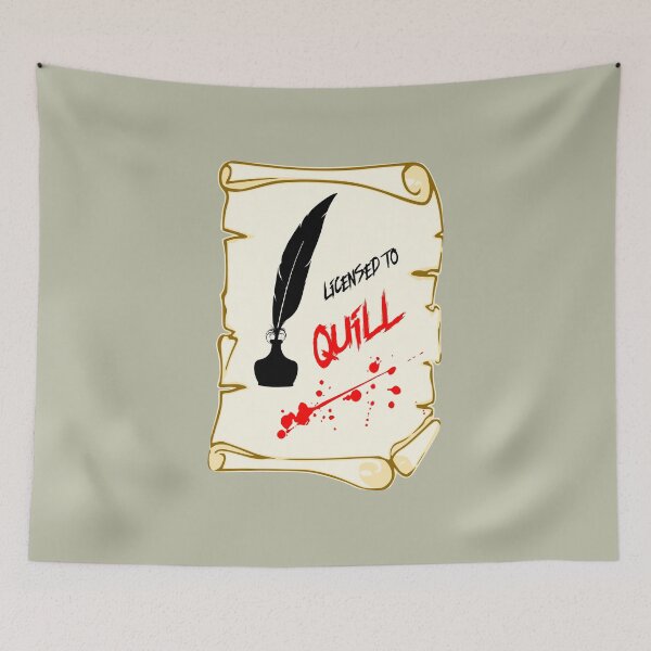 Item preview, Licensed to QILL - funny author writer pun designed and sold by plzLOOK.