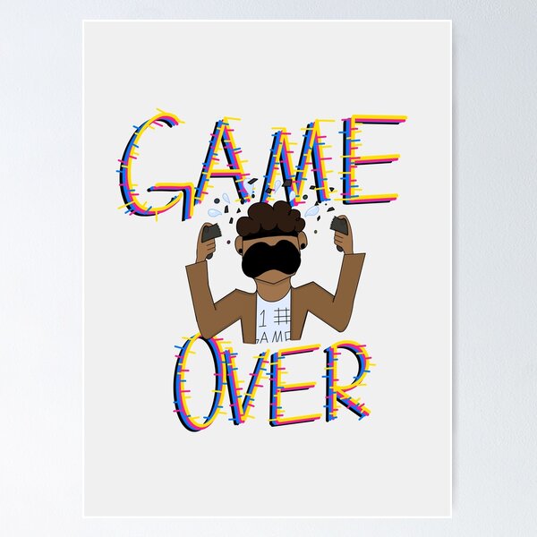 Item preview, Game Over designed and sold by BigeyeDhia.