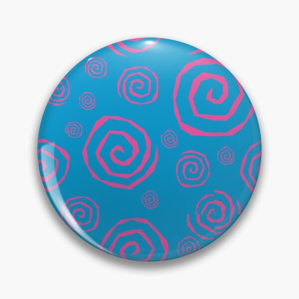 Item preview, Squiggly Spiral Pattern - Blue & Pink - Ragged Swirl designed and sold by Reeks808.