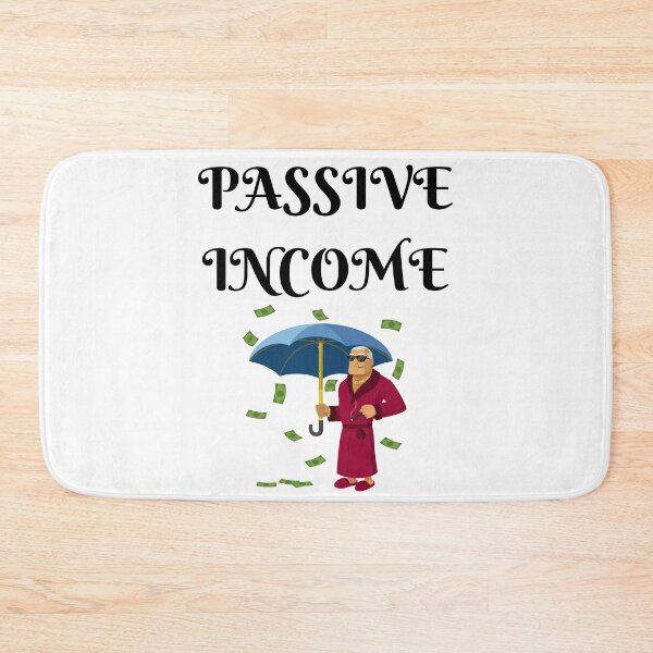 Item preview, Passive Income- Umbrella-Black Text designed and sold by Trendi61.