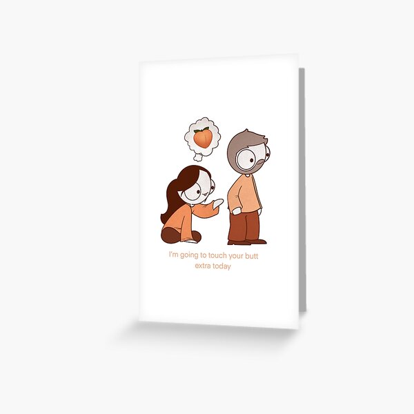 Touch the Booty Greeting Card